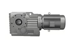 Hộp số côn xoắn trục rỗng SNOOFU dòng K hiệu suất cao, bền bỉ cho băng tải