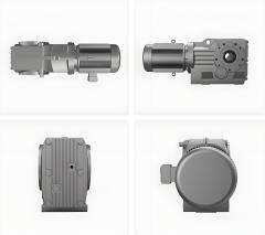 Hộp số côn xoắn trục rỗng SNOOFU dòng K hiệu suất cao, bền bỉ cho băng tải