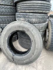 Second hand all-steel radial truck tires in the R17.5-R22.5 series.