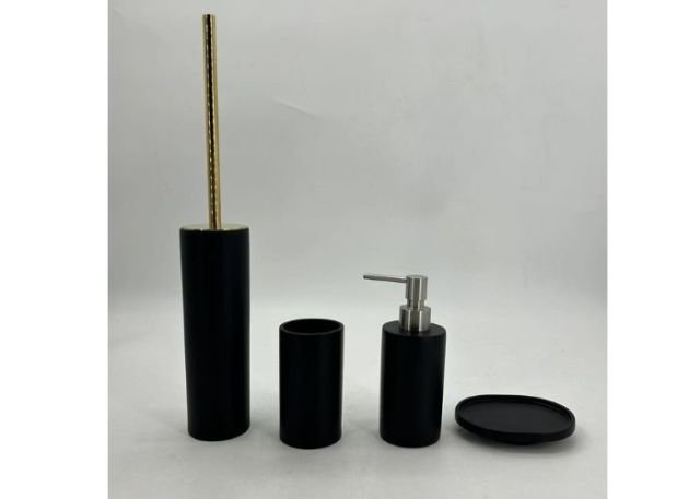Resin bathroom accessories