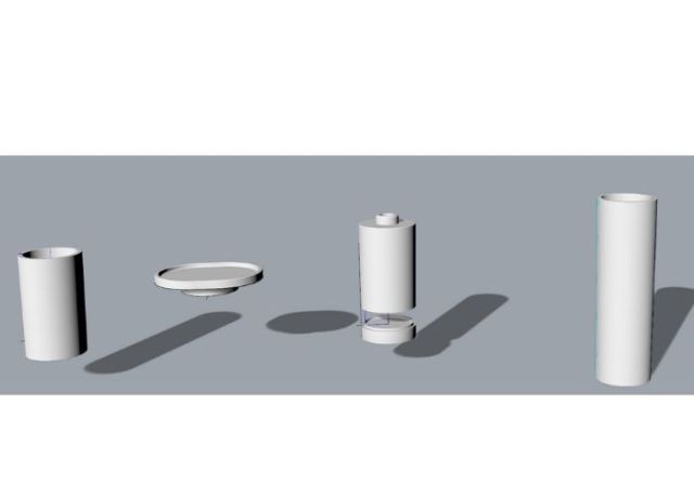 Resin bathroom accessories