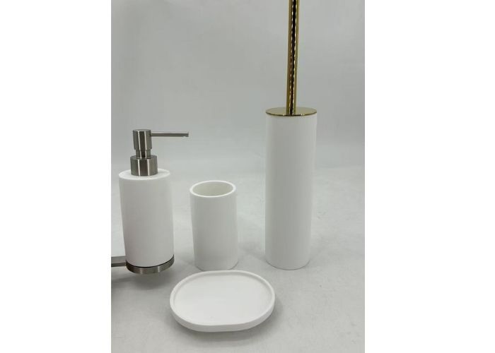Resin bathroom accessories