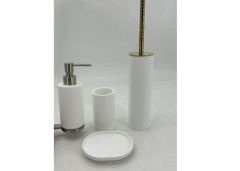 Resin bathroom accessories