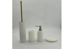 Resin bathroom accessories