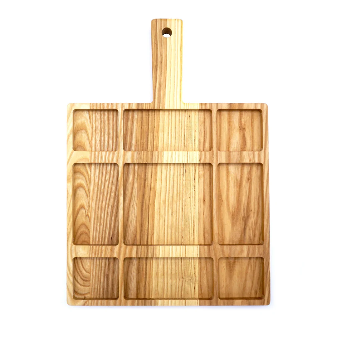 Bamboo Wood Charcuterie Platters Unique Dinner Plate Fruits Cheese Appetizers Dish Home Kitchen Wood Plate Tray