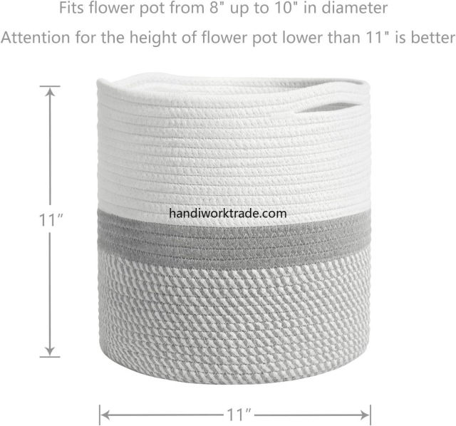 cotton rope basket