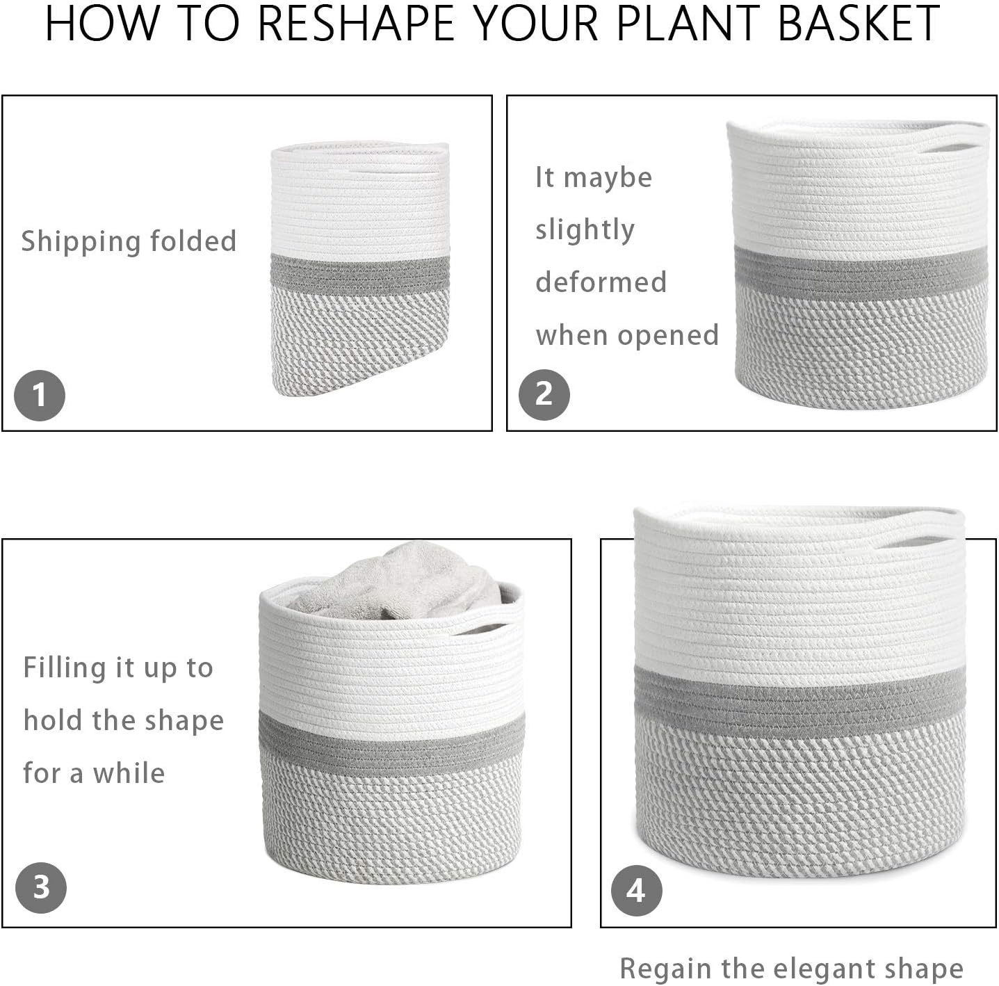 cotton rope basket