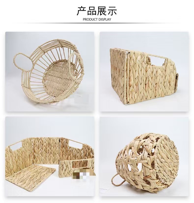 Handmade storage woven basket