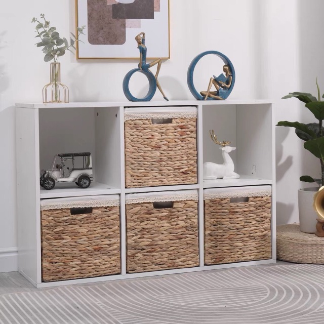 Water Hyacinth Square Basket