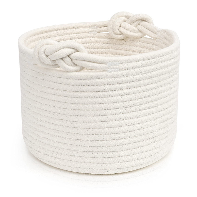 Cotton rope storage basket