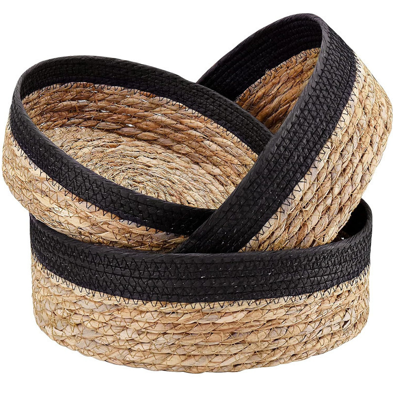 natural water hyacinth basket