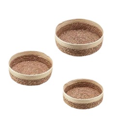 natural water hyacinth basket