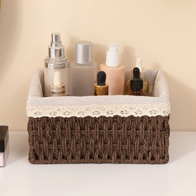 natural water hyacinth basket