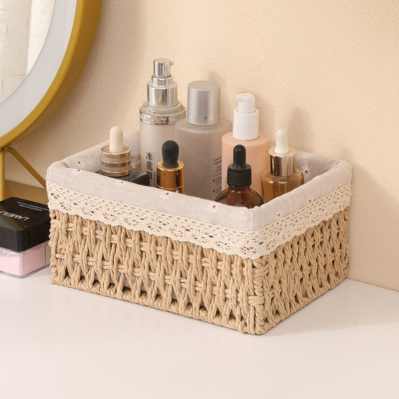 natural water hyacinth basket