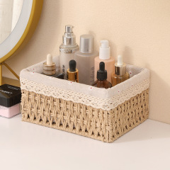 natural water hyacinth basket