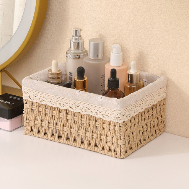 natural water hyacinth basket