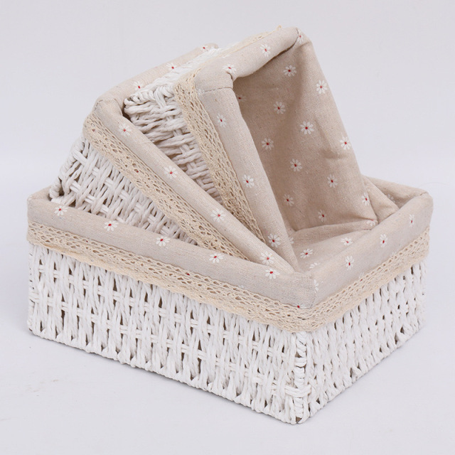 natural water hyacinth basket