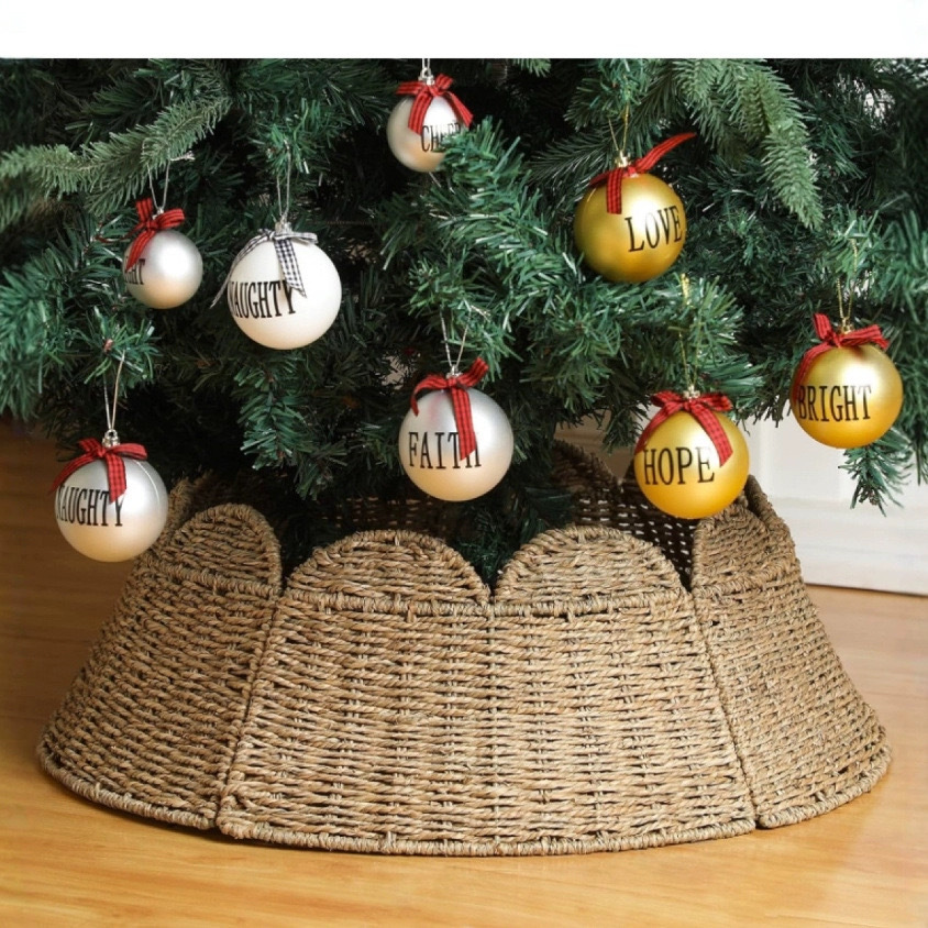 Straw Woven Plant Box