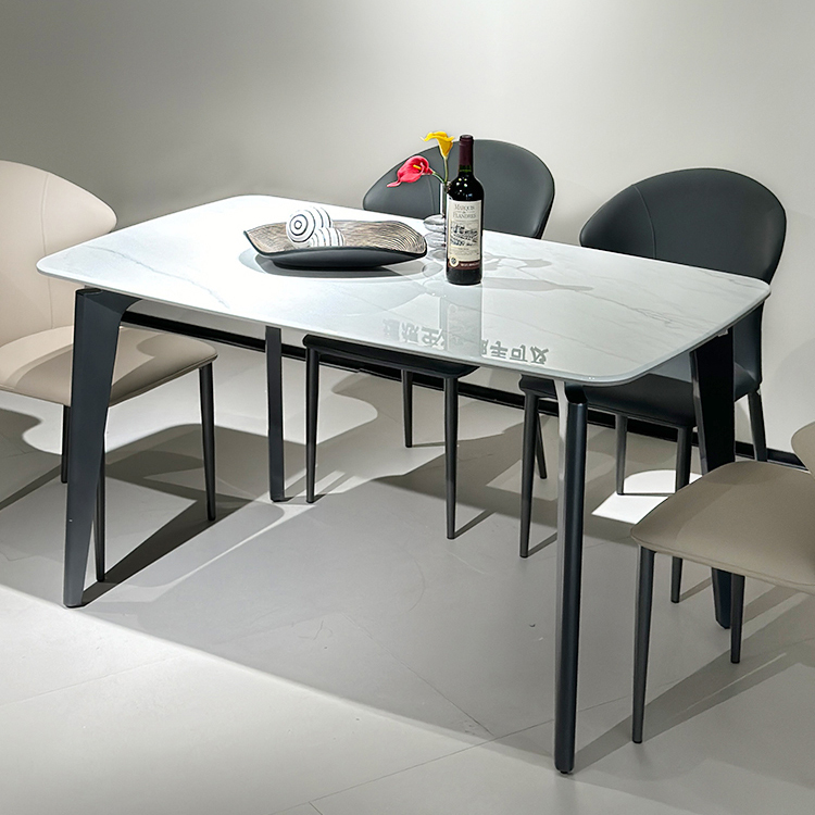 Elegance Dining set 2046# (A table with 4 chairs),Elegance Dining Set 2046# | Custom Sintered Stone Table & Chairs