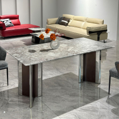 Oreo style Sintered Stone Table,Premium Customizable Oreo Style Sintered Stone Table | Modern Durable Furniture