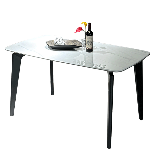 Elegance Dining set 2046# (A table with 4 chairs),Elegance Dining Set 2046# | Custom Sintered Stone Table & Chairs