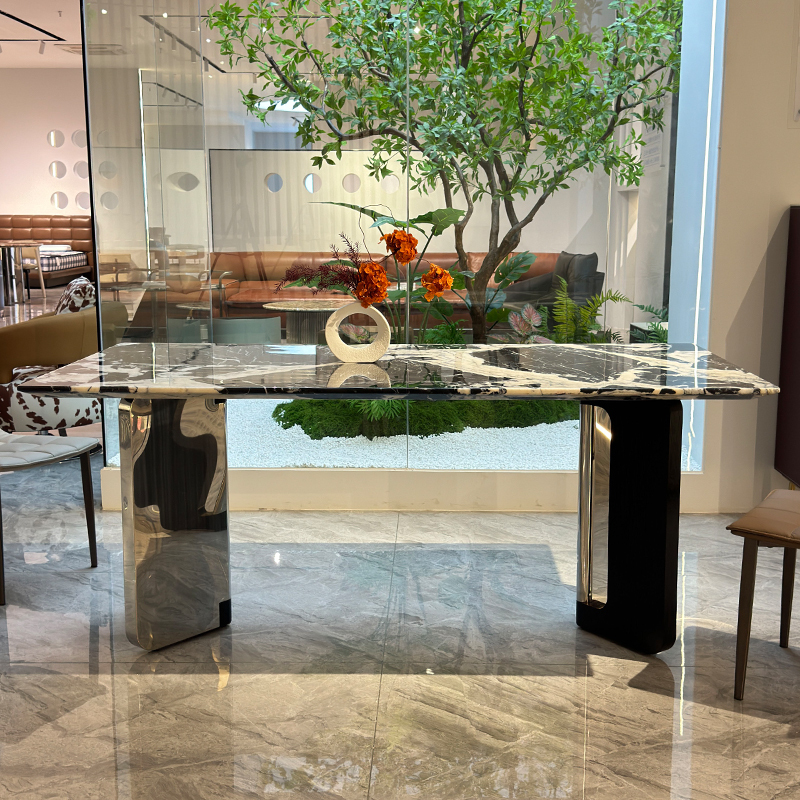 Bulgari Black Square Dining Table,Bulgari Black Square Dining Table | Custom Luxury Sintered Stone Design