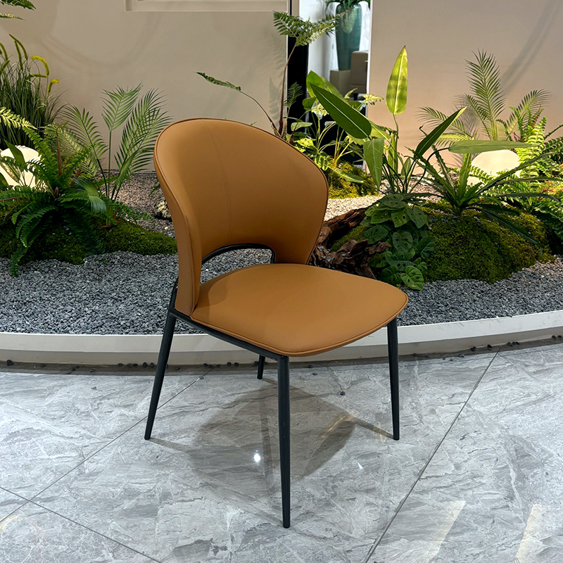 Brown or gray fan-shaped back chairs,Customizable Fan-Shaped Back Chairs | Elegant Seating Solutions