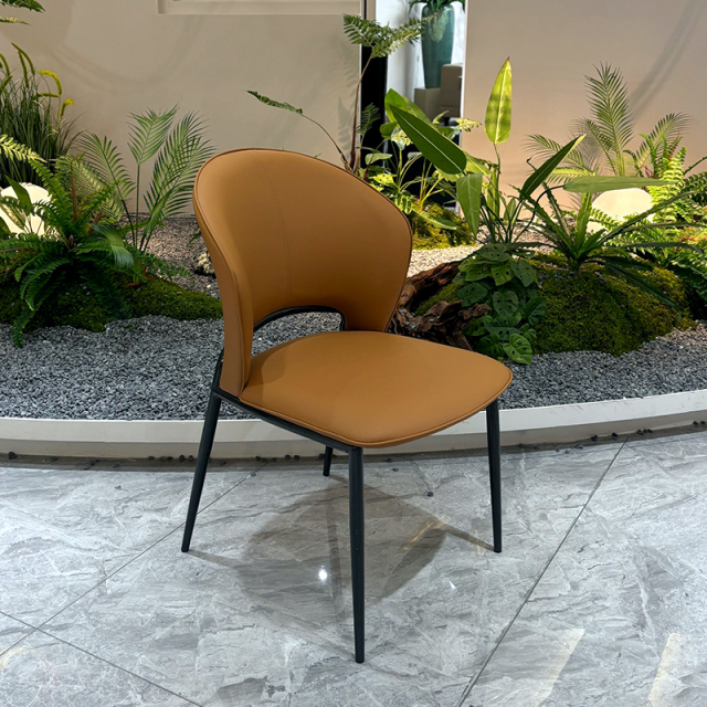 Brown or gray fan-shaped back chairs,Customizable Fan-Shaped Back Chairs | Elegant Seating Solutions