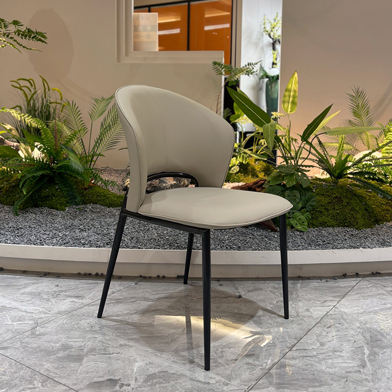 Brown or gray fan-shaped back chairs,Customizable Fan-Shaped Back Chairs | Elegant Seating Solutions