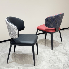 Modern Genuine Leather Lounge Accent Chair,Luxury Custom Leather Accent Chair | Tailored Lounge Comfort 82x59x56cm