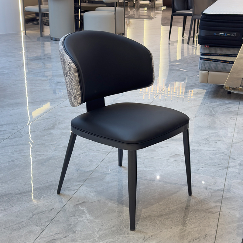 Modern Genuine Leather Lounge Accent Chair,Luxury Custom Leather Accent Chair | Tailored Lounge Comfort 82x59x56cm