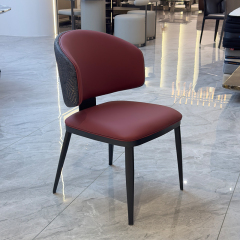 Modern Genuine Leather Lounge Accent Chair,Luxury Custom Leather Accent Chair | Tailored Lounge Comfort 82x59x56cm