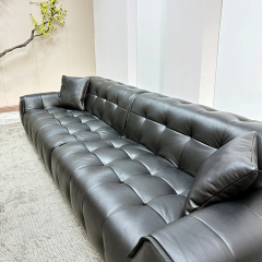Marshmallow Modular Deep-Seat Cowhide Sofa,Marshmallow Cowhide Sofa | Custom Cloud-Like Comfort & Luxury Design