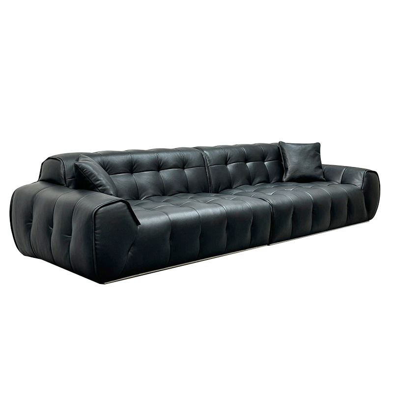 Marshmallow Modular Deep-Seat Cowhide Sofa,Marshmallow Cowhide Sofa | Custom Cloud-Like Comfort & Luxury Design