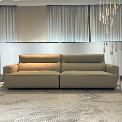 Cloud-Cushion Cowhide-Shape Sofa,Cloud-Cushion Cowhide Sofa | Custom Luxury Leather Sofa for Dream Living Spaces