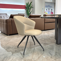 Modern Beige Brown Leisure Chair,Exquisite Custom Leisure Chair | Tailored Comfort & Sophisticated lounge chair