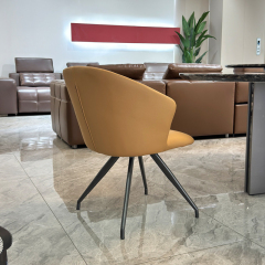 Modern Beige Brown Leisure Chair,Exquisite Custom Leisure Chair | Tailored Comfort & Sophisticated lounge chair