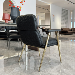 Luxurious Black Embossed Leather Chair,Bespoke Leather Throne | Custom Luxury Seating Masterpiece