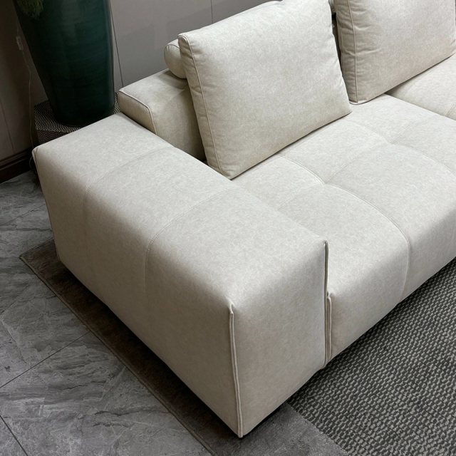 Contemporary Cream Fabric Sofa,Contemporary Cream Fabric Sofa - Customizable Luxury Sofa for Modern Homes