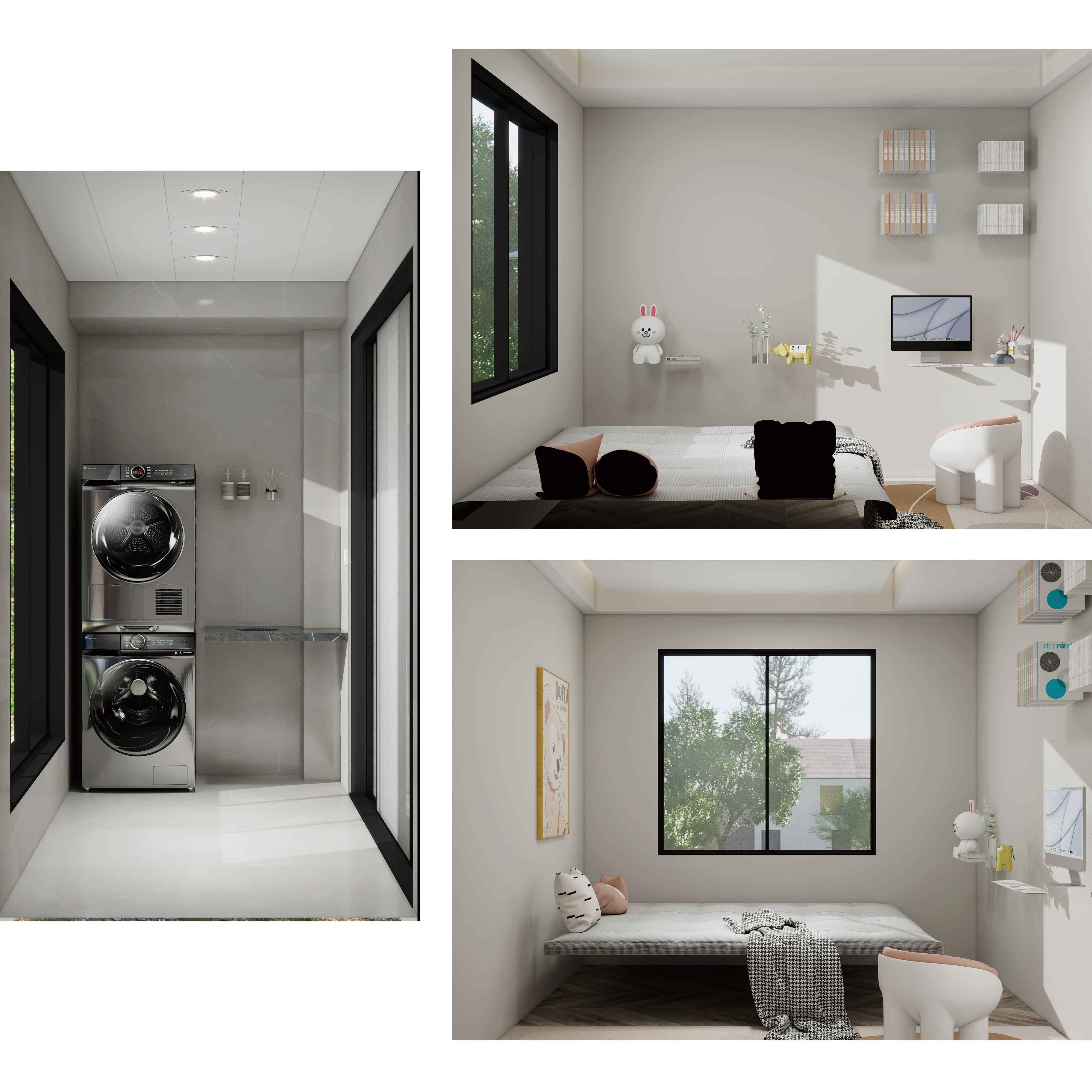 French Cream Style Multifunctional Room and Balcony Customization,French Cream Style Multifunctional Room and Balcony Customization