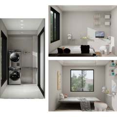 French Cream Style Multifunctional Room and Balcony Customization,French Cream Style Multifunctional Room and Balcony Customization