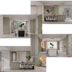 French Cream Style Custom Dining Room,French Cream Style Custom Dining Room