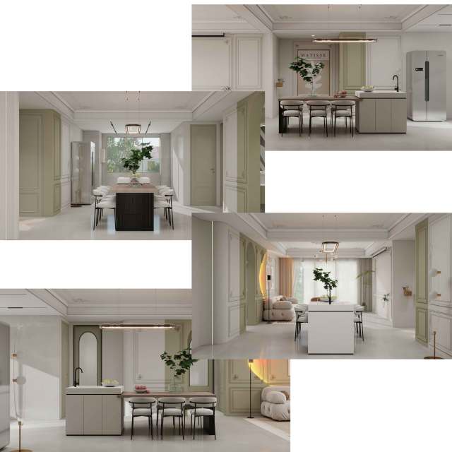 French Cream Style Custom Dining Room,French Cream Style Custom Dining Room
