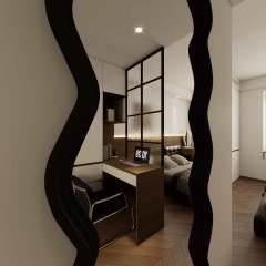 Elegant Italian Minimalist Walk-in Closet Design,Elegant Italian Minimalist Walk-in Closet Design