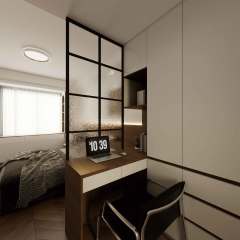 Elegant Italian Minimalist Walk-in Closet Design,Elegant Italian Minimalist Walk-in Closet Design
