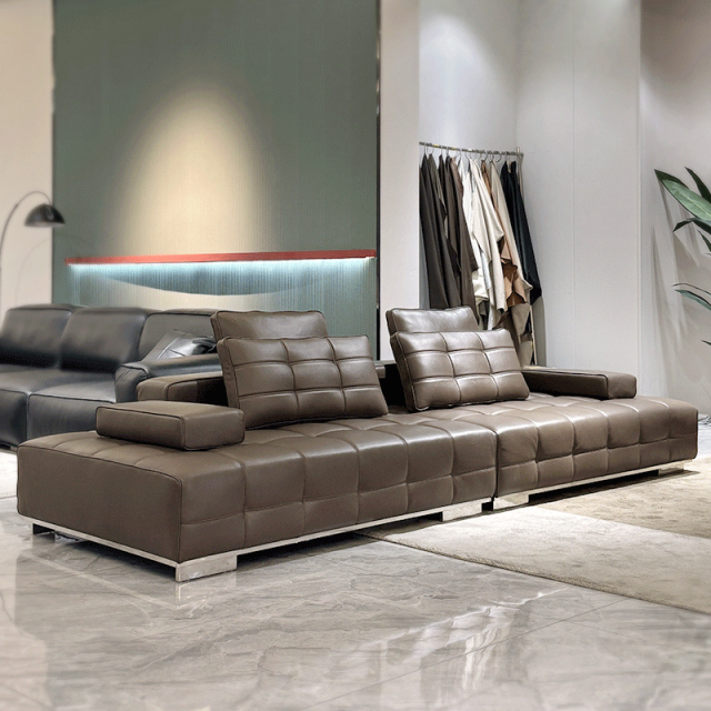 Luxurious Brown Leather Sofa Collection | Custom,Luxurious Brown Leather Sofa Collection | Custom