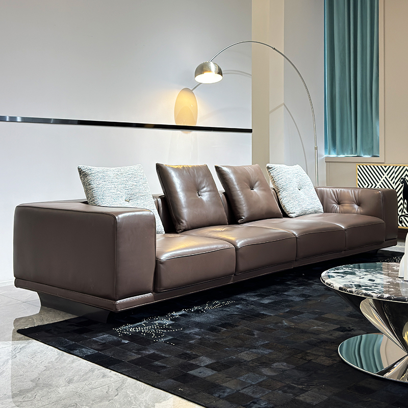 Stylish Brown Leather Sofa Set,Stylish Brown Leather Sofa Set