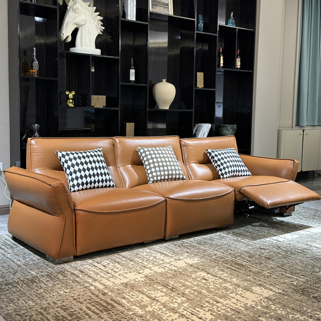 Cozy Tan Reclining Leather Sofa Set,Cozy Tan Reclining Leather Sofa Set