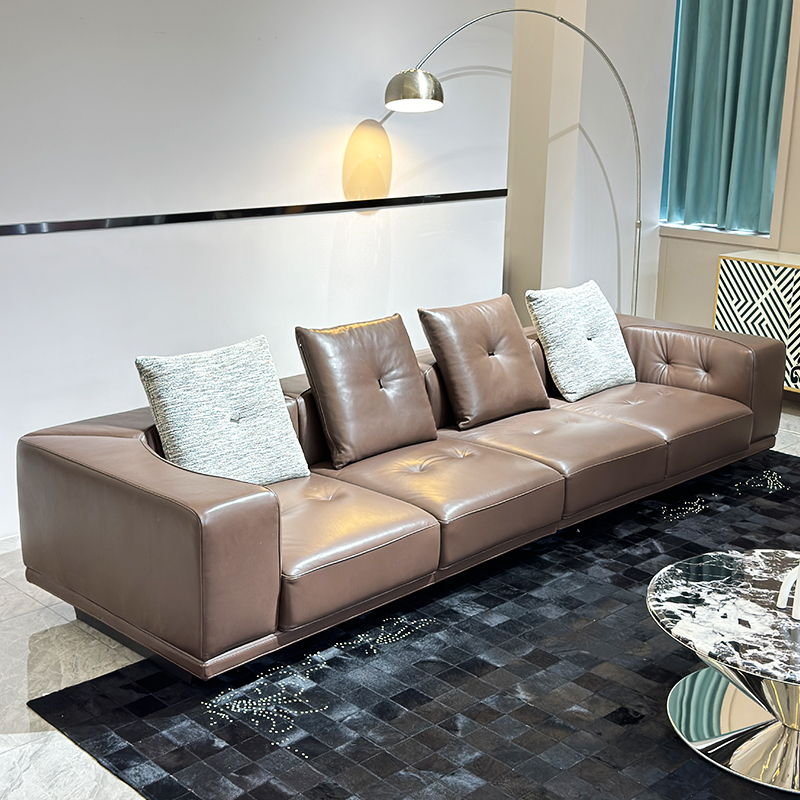 Stylish Brown Leather Sofa Set,Stylish Brown Leather Sofa Set