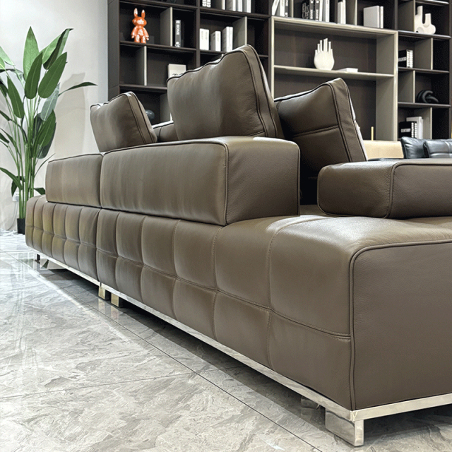 Luxurious Brown Leather Sofa Collection | Custom,Luxurious Brown Leather Sofa Collection | Custom